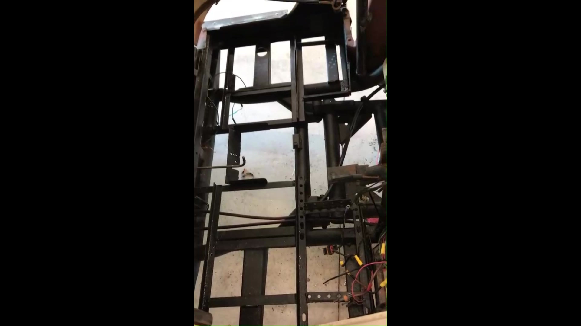 Empty chassis before rewiring